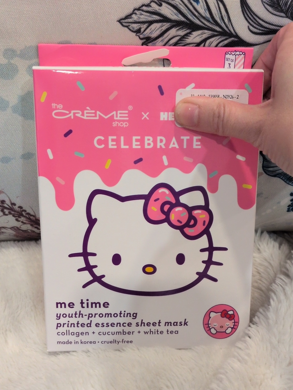 The Creme Shop x Hello Kitty Celebrate Me Time Sheet Mask